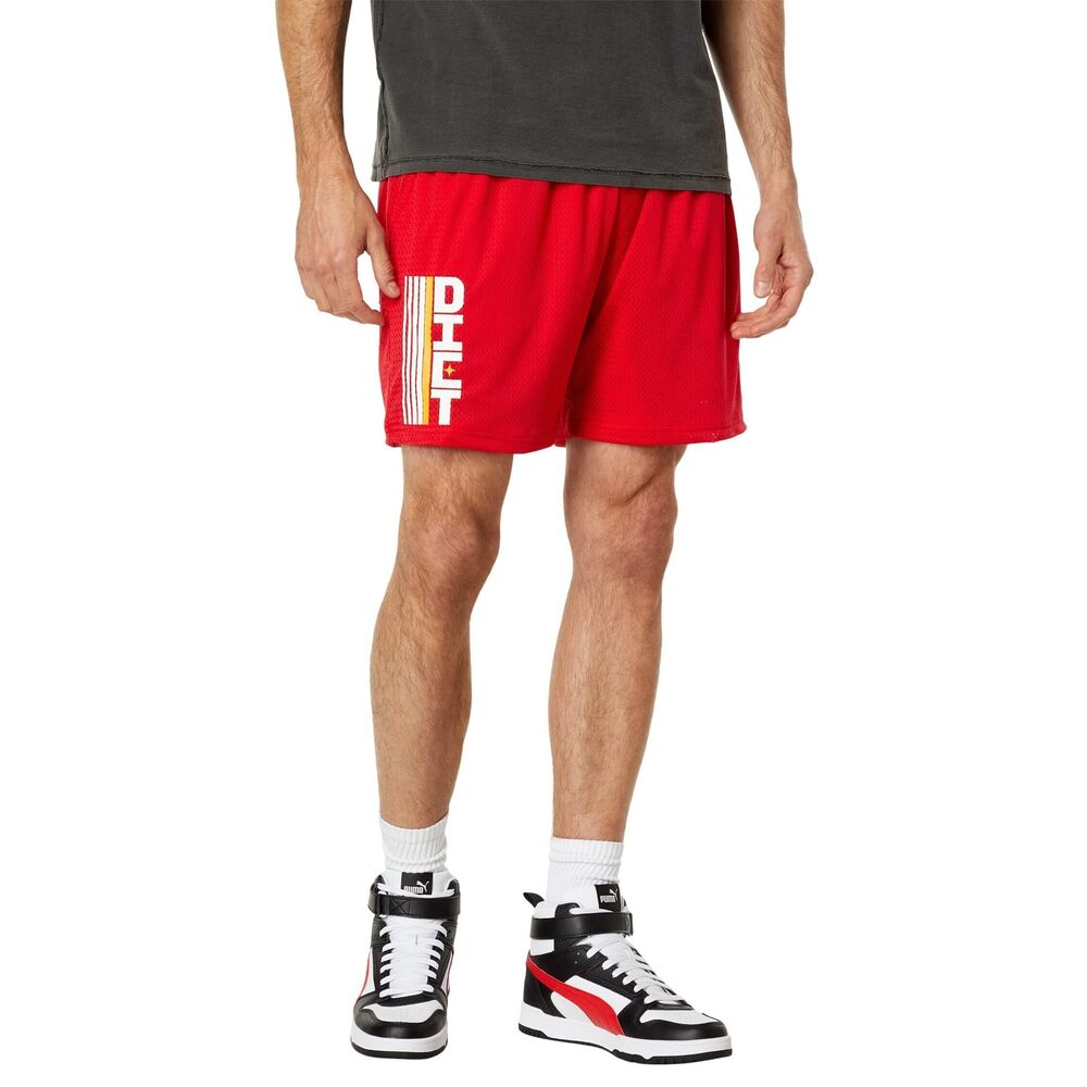 Diet Starts Monday Race Mesh Shorts Red SM